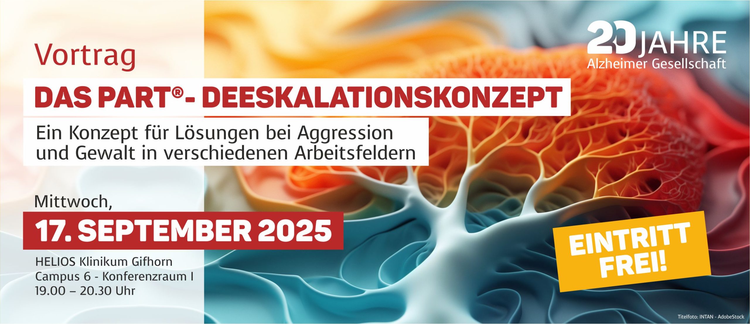 Vortragsreihe der Alzheimer Gesellschaft im Landkreis Gifhorn geht weiter –                   17. September 2025