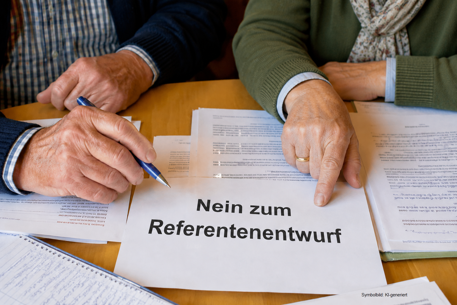 Gemeinsam für Menschen mit Demenz:   Alzheimer Gesellschaft Niedersachsen startet Aktion „Wir sagen NEIN zum Referentenentwurf!“